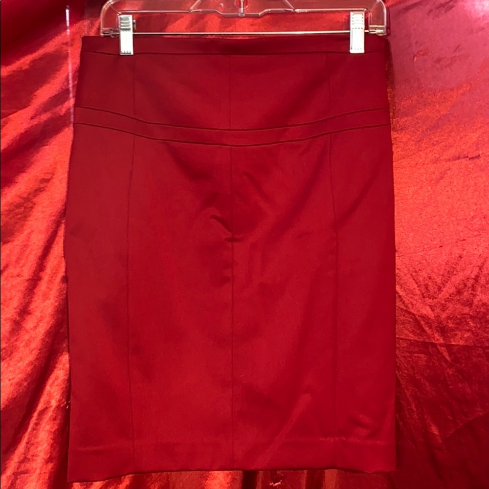 Express Red Dress Skirt